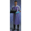 PVC Apron, 56-001, 8 mil, 3-Pc 28 in Ties, 33 in x 44 in, Blue