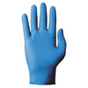 92-575 Nitrile Powdered Disposable Gloves, Textured Fingers, 5 mil, Small, Blue