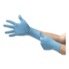 92-675 Nitrile Powder-Free Disposable Gloves, Textured Fingers, 4.3 mil Palm/5.5 mil Fingers, Medium, Blue