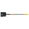 Forged Square Point Shovel, 11.5 inL x 9.64 in W blade, Square Point, 45 in American Hardwood Straight Cushion Handle