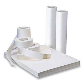 Papel solúvel em água, branco, 15-1/2 pol x 165 pés x 0,0035 pol