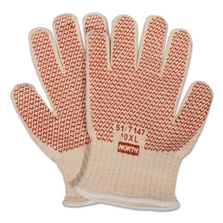 Grip N® Hot Mill Nitrile Coated Glove, Cotton, Natural White, Medium