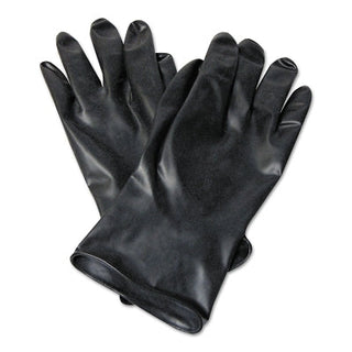 Chemical Resistant Butyl™ Glove, Size 9, Black, 13 mil, Smooth
