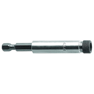 Hex Drive Bit Holder, Magnetic, 1/4 in Drive, 3 in Length