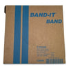 Stainless Steel Band, 5/8 in W x 0.030 in Thick x 100 ft L, SS 201