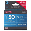 T50® Type Staple, #504™, 1/4 in L x 3/8 in W, 1,250/PK