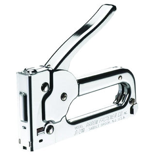 Professional Light Duty Staple Gun, Chrome, 100 Cartride Capacity