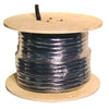 SOOW Non UL Power Cable, 6 AWG, 3 Conductors, 55 A, 250 ft, Black, Spool