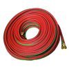 Grade T Twin-Line Welding Hose, 3/16 in, 100 ft, BB Fittings, Fuel Gases and Oxygen