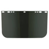 Visor, Dark Green, Unbound, 9 in x 15-1/2 in, for Jackson Safety® Head Gear/Cap Adaptors