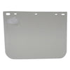 Visor, Clear, 8 in x 11 in, Clear, Unbound, For Fibre-Metal® Head Gear/Cap Adaptors