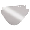 Visor, Clear, Unbound, 9-3/4 in x 19 in, for Fibre-Metal® Head Gear/Cap Adaptors