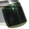 Visor, Dark Green, 8 in x 11 in, Unbound, for Fibre-Metal® Head Gear/Cap Adaptors