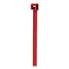 General Purpose Cable Ties, 50 lb Tensile Strength, 11.1 in L, Red, 100 EA/BG