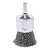 Crimped Wire End Brush, Carbon Steel, 3/4 in x 0.01 in