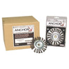 Knot Wheel Brush, 4 in D x 5/8 in - 11, 0.014 in Stainless Steel Wire