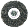 Crimped Wheel Brush, 3 in D x 1/2 in W, 0.014 in, Stainless Steel