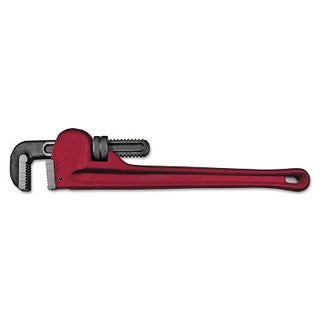 Adjustable Pipe Wrench, 15° Head Angle, Drop Forged Steel Jaw, 36 in