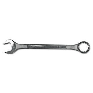 Jumbo Combination Wrench, 2 in Opening, 26 in L, 12-point, Nickel Chrome Plated Finish