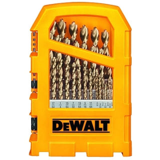 Pilot Point® 29-Piece Gold Ferrous Oxide Drill Bit Set, 1/16 in to 1/2 in