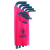 Ball End L-Wrench Set, ProGuard™ Finish, 1.27 mm to 10 mm, Metric, 15-Pc Set