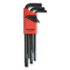 Ball End L-Wrench Set, ProGuard™ Finish, 1.5 mm to 10 mm, Metric, 9-Pc Set