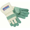 Big Jake® Premium A+ Side Leather Single-Palm Work Gloves, XL, Chrome/Wh, 4-1/2 in Cuff, Jersey Palm Lining, 1710