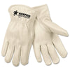 Unlined Drivers Gloves, Premium Grade Cowhide, Medium, Keystone Thumb, Beige