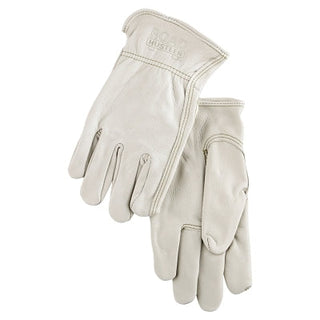 Unlined Drivers Gloves, Premium Grade Cowhide, X-Large, Keystone Thumb, Beige