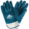 Predator® Nitrile Coated Gloves, Extra Rough Finish, Large, Blue