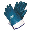 Predator® Nitrile Coated Gloves, Large, Blue