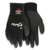 Ninja® Ice HPT® Palm/Fingertip Coated Insulated Work Gloves, X-Large, Black