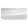 Universal Faceshield, PETG, 16 in L, 8 in H, Clear