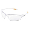 Law® LW2 Series Safety Glasses, Clear Lens, Anti-Fog, TPR Nose Piece and Temple Inserts, Clear Frame