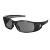 Swagger® SR1 Series Safety Glasses, Gray Lens, Polycarbonate, Black Frame, Polycarbonate