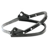 337 Capshield Faceshield Adapter, Plastic, Black, 15 in L x 8-3/4 in H