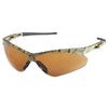 V30 Nemesis™ Safety Glasses, Bronze, Polycarbonate Lens, Uncoated, Camouflage Frame/Temples, Nylon