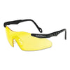 Magnum® 3G Safety Glasses, Amber Polycarbonate Lens, Uncoated, Black, Nylon, Universal