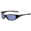 V40 Hellraiser™ Safety Glasses, Light Blue Polycarbonate Lens, Uncoated, Black, Nylon