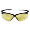 V30 Nemesis™ Safety Glasses, Amber, Polycarbonate Lens, Anti-Fog, Black Frame/Temple, Nylon