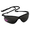 V60 Nemesis™ Rx Readers Prescription Safety Glasses, Smoke, Polycarbonate Scratch-Resistant Lens, Black Frame/Temples, +1.5