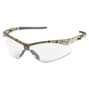 V30 Nemesis™ Safety Glasses, Clear, Polycarbonate Lens, Anti-Fog, Camouflage Frame/Temples, Nylon