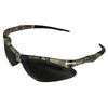 V30 Nemesis™ Safety Glasses, Smoke, Polycarbonate Lens, Anti-Fog, Camouflage Frame/Temples, Nylon