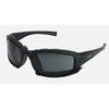 KleenGuard™ Calico™ Safety Glasses, Smoke Lens, Polycarb Anti-Scratch Anti-Fog, Black Frame