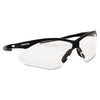 V30 Nemesis™ Safety Glasses, Clear, Polycarbonate Lens, Uncoated, Black Frame/Temples, Nylon