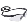 V30 Nemesis™ Safety Glasses, Clear, Polycarbonate Lens, Anti-Fog, Black Frame/Temples, Nylon