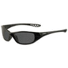 V40 Hellraiser™ Safety Glasses, Smoke Polycarbonate Lens, Uncoated, Black, Nylon