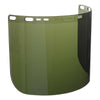 F50 Polycarbonate Special Face Shields, IRUV 3.0, D Shape, 8 in H x 15.5 in L