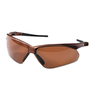 V30 Nemesis™ Polarized Safety Glasses, Brown, Polycarbonate Lens, Anti-Scratch, Brown Frame/Temples, Nylon