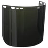 F50 Polycarbonate Special Face Shields, IRUV 5.0, D Shape, 8 in H x 15.5 in L